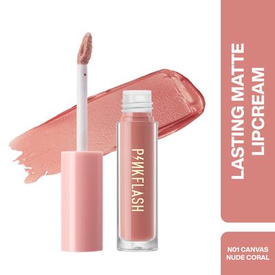 Pinkflash-L01 Melting Matte Lipcream-N01 Canvas 2.3 gm - Lipsticks