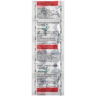 Macpred 8mg Tablet 10'S - Hormonal Therapy-Cor