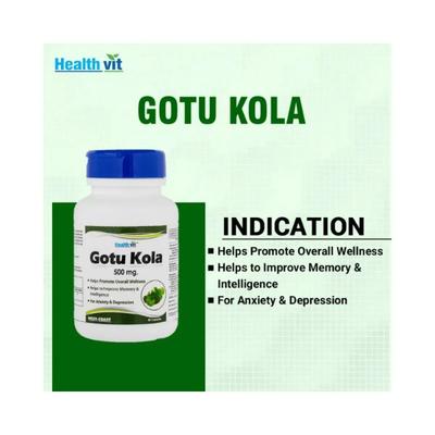 Healthvit Gotu Kola Leaf Extract - Capsules 60's - General Health