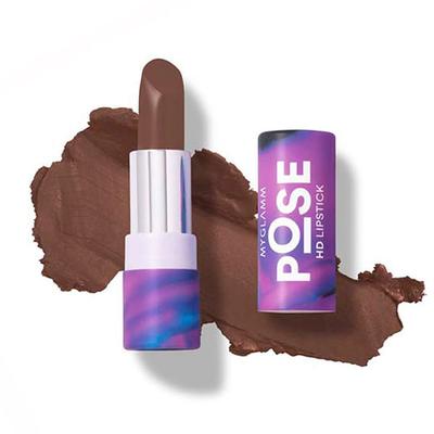 Myglamm Pose Hd Lipstick - Dark Brown 4 Gm - Lipsticks