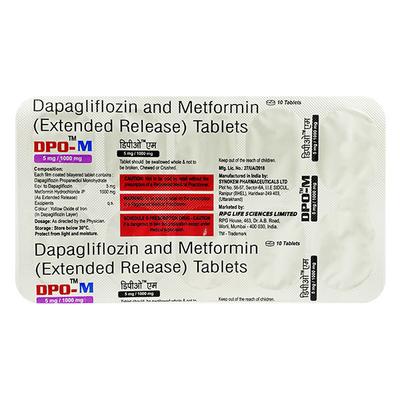 DPO M 10/500mg Tablet 10's - Diabetes-Ant