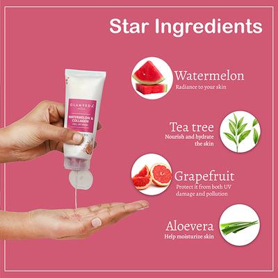 Glamveda Watermelon & Collagen Peel Firming & Anti Aging Off Mask For WomenReduces Signs Of Ageing 100 ml - Masks & Peels
