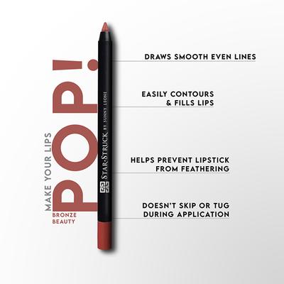 Star Struck by Sunny Leone Long Wear Lip Liner - Bronze Beauty 1.2 gm - Lip Liners