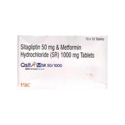 QSITA M SR 50/1000 Tablet 10's - Diabetes-Ant