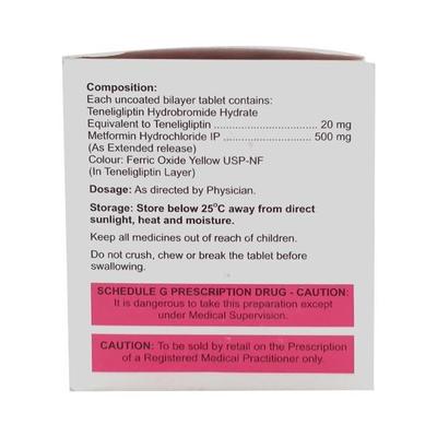 Ten20 M 500 Tablet 10'S - Diabetes-Ant