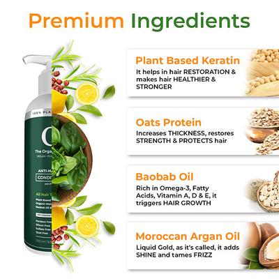 Organic Forest 100% Chemical-Free Anti Hair Fall Conditioner 200 ml - Conditioners