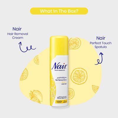 Nair Hair Removal Spray - Lemon 200 ml - Hair Removal Accessories