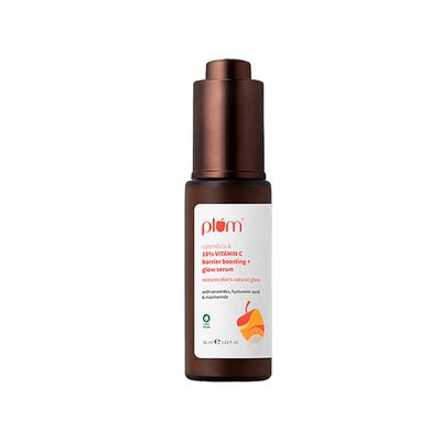 Plum Calendula & 10% Vitamin C Barrier Boosting + Glow Serum Boosts Glow Builds Skin Barrier 30 ml - Essences