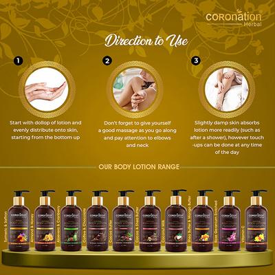 COROnation Herbal Ubtan Body Lotion with Turmeric & Saffaron 300 ml - Lotions & Creams