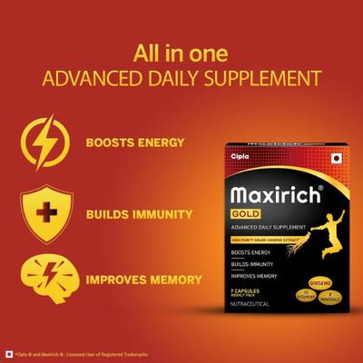 Maxirich Gold Capsules 7's - Multi-Vitamins