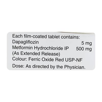 DAPARYL M 5/500 Tablet 10's - Diabetes-Ant