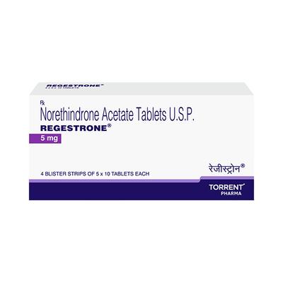 Regestrone 5mg Tablet 10'S - Hormonal Therapy-Oes
