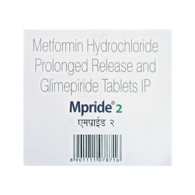 MPRIDE 2 Tablet 15's - Diabetes-Ant