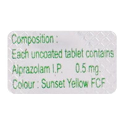 Zolam 0.5mg Tablet 10'S - Anxiety-Anx