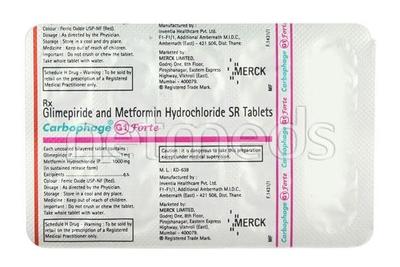 Carbophage G1 Forte Tablet 10'S - Diabetes-Ant