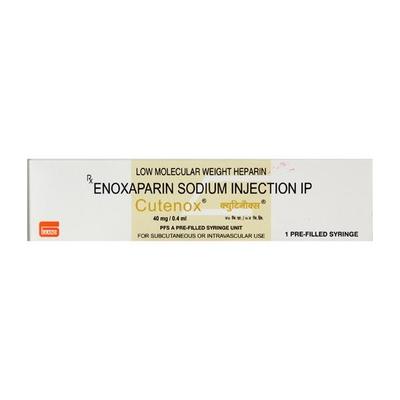 Cutenox 40mg Prefilled Syringe 0.4ml - Blood Clot-Ant