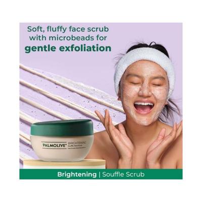 Palmolive Brightening Souffle Face Srub 100 ml - Face Wash & Cleansers