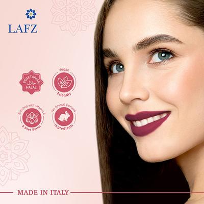 Lafz Velvet Matte Lipstick, Dark Mulberry 4.5 gm - Lipsticks