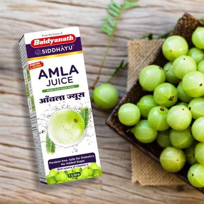 Baidyanath Amla Juice 1000 ml - Ayurvedic Juices