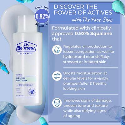 The Face Shop Dr.Belmeur Clean Face Mild Douce Lotion 145ml - Face Moisturizers