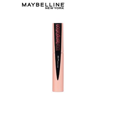 Maybelline New York Total Temptation Masacara, Blackest Black (Washabale) 8.25 gm - Mascaras