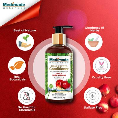 Medimade Repair & Revive Conditioner With Apple Cider Vinegar (Pack of 2) 1's - Conditioners