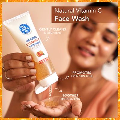 The Moms Co. Natural Vitamin C Face Wash 100 ml - Scrubs & Exfoliants