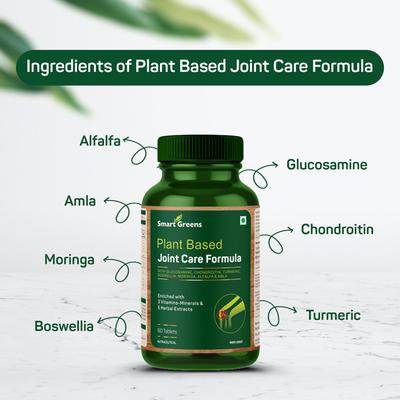 Smart Greens Plant Based Joint Care Formula Tablet 60's - Calcium And Minerals