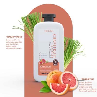 Bio Valley Grape Fruit Bodywash 250 ml - Personal Care(Homeopathy)