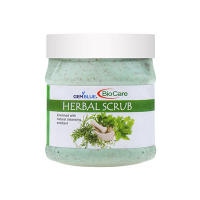 Gemblue Biocare Herbal Face and Body Scrub 500 ml - Scrubs & Exfoliants