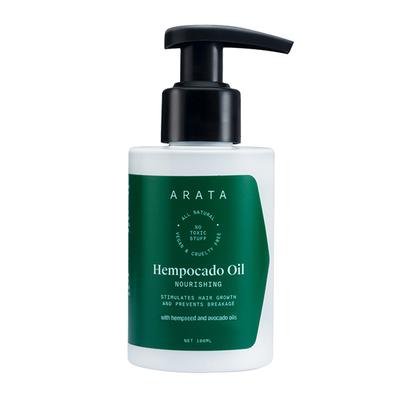 Arata Natural Nourishing Hempocado Hair Oil With Hempseed & Avocado Oil 100 ml - Hair Oils