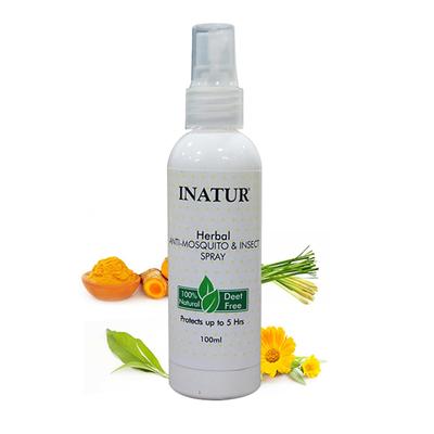 Inatur Herbal Anti-Mosquito & Insect Spray 100 ml - Mosquito Repellent