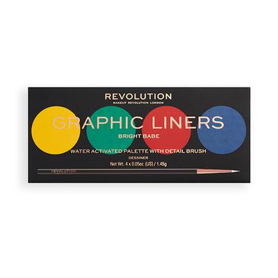 Makeup Revolution Graphic Eyeliner Palettes Bright Babe 5.4 gm - Eyeliners