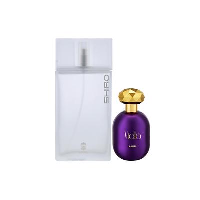 Ajmal Shiro EDP Citrus Spicy Perfume And Viola EDP Fruity Floral Perfume 165 ml - Perfumes (Edt/Edp)