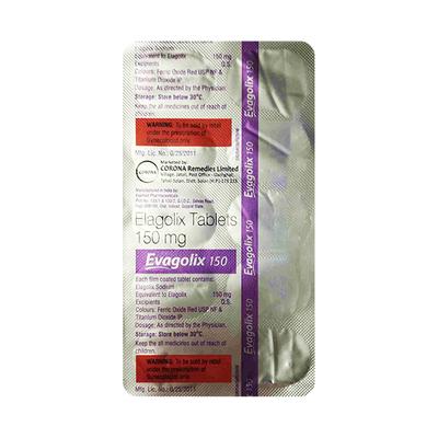 EVAGOLIX 150 Tablet 10's - Uterus Conditions-Dut