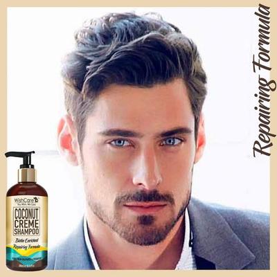 WishCare Coconut Shampoo For Dry & Frizzy Hair With Coconut Milk - Paraben And Sulphate Free Shampoo 300 ml - Shampoos