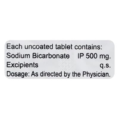 BICARCID 500 Tablet 10's - Ulcer/Reflux/Flatulence-Aaa