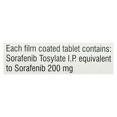SORAFENAT 200mg Tablet 120's - Cancer Oncology-Tar