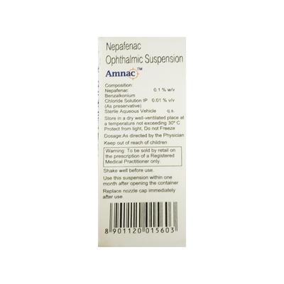 AMNAC Ophthalmic Suspension 5ml - Eye conditions-Oph