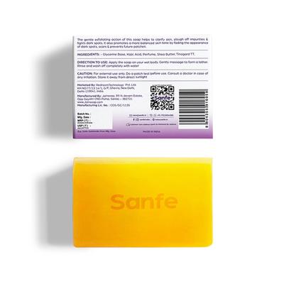 Sanfe Dark Spots Brightening Syndet Soap 3's - Soaps