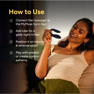 MyMuse Link+ App Controlled Personal Massager 1's - Intimate Tools & Accessories