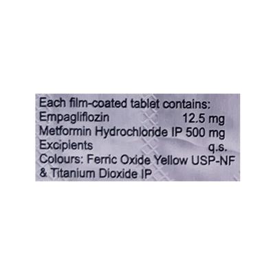 EMNORM M 12.5/500 Tablet 10's - Diabetes-Ant