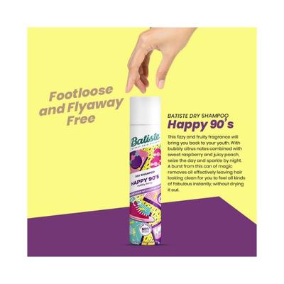 Batiste Dry Shampoo HAPPY 90S 200 ml - Dry Shampoos & Conditioners