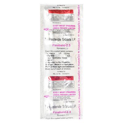 Finabald 2.5mg Tablet 10'S - Hair Loss-Oth