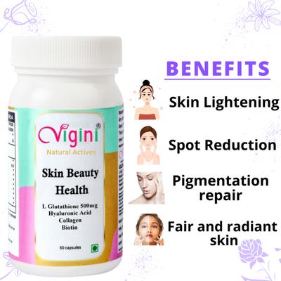 Vigini Skin Beauty Health Capsule 30's - Personal Care (Ayush)