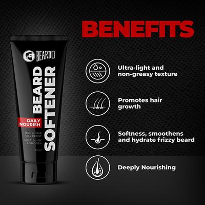 Beardo Beard Softener Daily Nourish for Men 50ml - Beard Softener