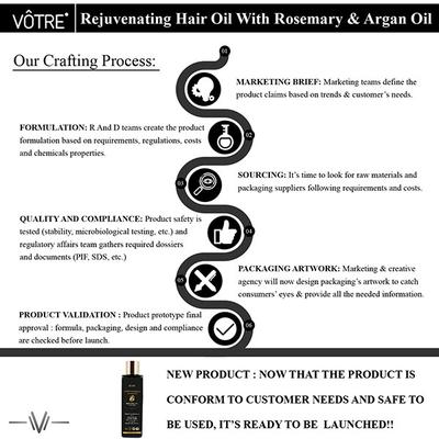 Votre Rejuvenating Hair Oil - Moroccan Argan & Rosemary 200 ml - Hair Oils