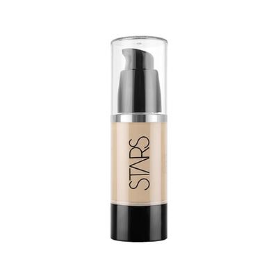 Star's Cosmetics Matte Finish, Full Coverage Face Make Up Micro Foundation (Ivory) 30 ml - Foundation