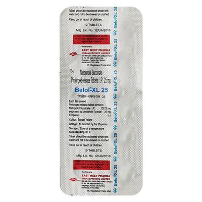 Belol XL 25mg Tablet 10'S - Hypertension-Bet