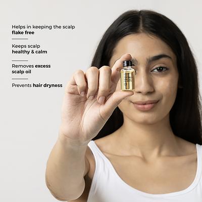 Brillare Tea Tree and Salicylic Oil Shots for Itchy, Flaky, Dandruff Prone Scalp 48ml - Hair Oils